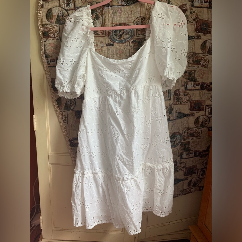White dress